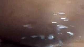 italian guy fucks ebony girl in pov, cums on her ass and continues pounding