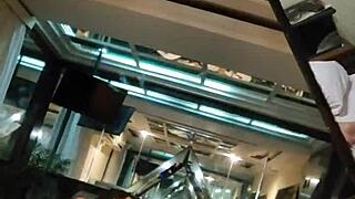 i decided to have a private moment with someone i just met, exploring new connections in an unexpected way