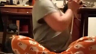 sweaty grey tee clinging during intense workout session