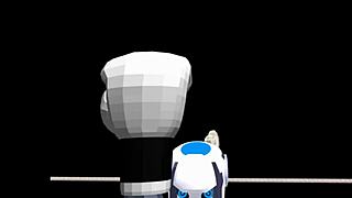 Pov boxing with sexbot.