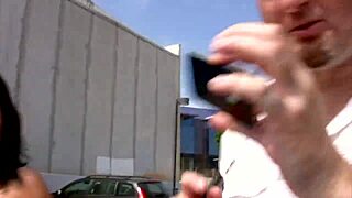 brunette slut sucking and fucking with passion 😈