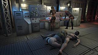 blonde pin-up gets big tits sucked and ass fucked in fallout 4 hentai!