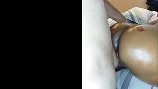 White Bull Interacts With Hotwife In Amateur Setting