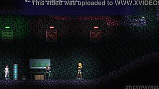 Cute Blonde With Big Ass Fucked By Monster Cock In Porn Game.