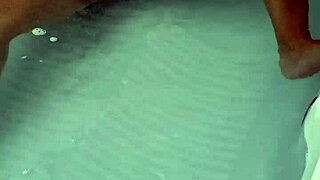 masturbating in the hydro massage bathtub with sexy boobs 😍