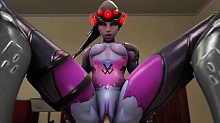 pov widowmaker rides like a true cowgirl