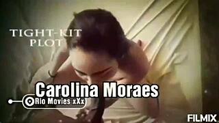 Hot brunette horny from beach calls black guy to fuck