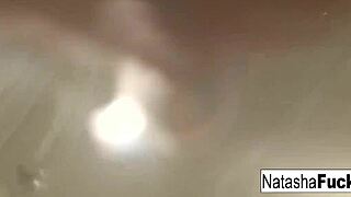 natasha nice shoots black light video