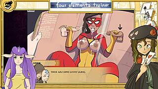 katara gives handjob in avatar hentai