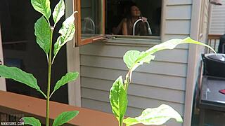 Nikki gets DRILLED from behind in wild action