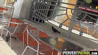 vanessa sixxx, spying outdoors in public pov?