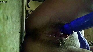 wet milf slut dildoing herself to cum