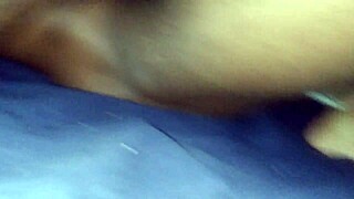 homemade ebony video where she gets bent over and fucked doggystyle until creampie