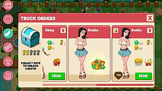 Nutaku Booty Farm Hentai Game Part 06 Features Milf Flashing Big Ass in Fantasy