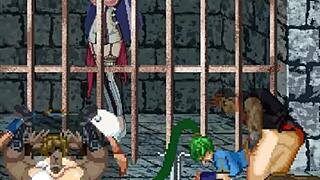 i'm sophitia fightin' the tower of b, gettin' banged hard