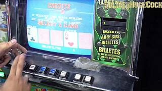 Kourtney Love Changes Unfortunate Man's Luck In Casino With Dirty Latina MILF Action