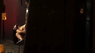 Petite tattooed Gina's first time as sex slave