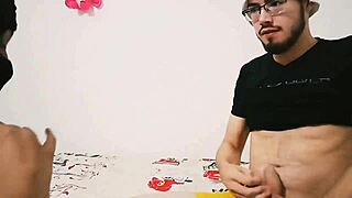 Petite latina brunette loves getting fucked by her stepbrother when parents are away, reaching orgasm and cumshot.