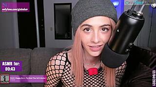 feeling so aroused as gia baker uses toys for masturbation with dirty talk and squirting in this petite teen session.