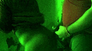 late night on the ranch, latina girlfriend rides monster cock. her big ass bounces wild.