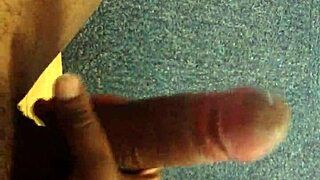 Man Rubs Out to Big Black Cock Images