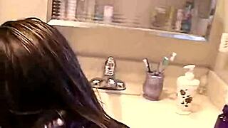 chloe 18 strips down, fondles, and fingers her tight pussy solo