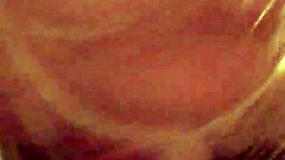 blonde girl gives a casual blowjob to her guy