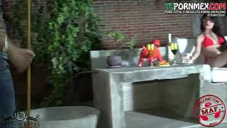 The gardener fucks with his monster cock.