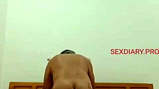 Gia enjoys a threesome with two older men