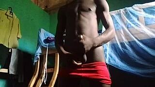 Full doggy style ebony completion.