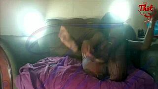 Look at this freaky ebony milf's curves!