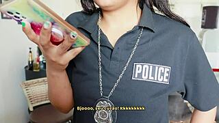 I'm so turned on by special agent Julia Carioca's Latina heat in lingerie!