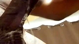 Monster BBC gets spit and cum on Latina's face