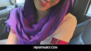 Cutie in Hijab Fucks Her Habibi Hard. Alexia Anders POV Blowjob.