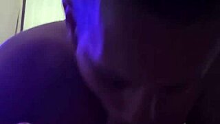 Wife's Blowjob Leads to Cum on Tits, Keeps Sucking