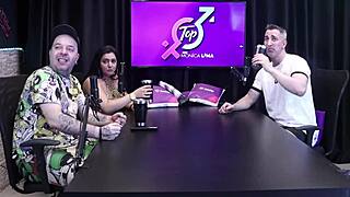 i love Gustavo Asbach in sheer red, so hot