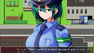 Boy sent to parallel world fucks policewoman in this anime episode