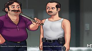 in summertimesaga, beauties give uncensored blowjob to stay in usa episode 4 21