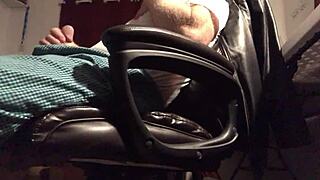 stroking that gay cock hard!