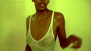 Sweetcandi4u performs sexy webcam show in panties.