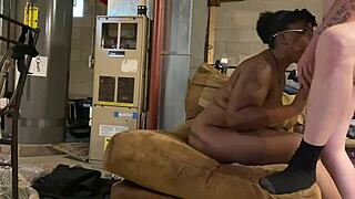 I can't beleive I'm fuckin this chubby ebony babe so hard.