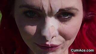 Wicked Sex Kitten Swallows Cumshot On Face