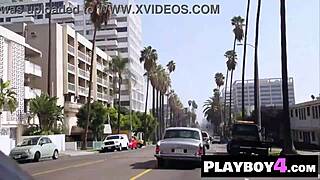 Blonde milf Amanda Booth strips to reveal her hot petite body