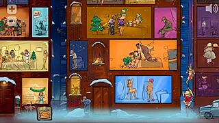 Santa Gets Stuck Delivering Dildo Toys on Christmas Eve in Metropolis