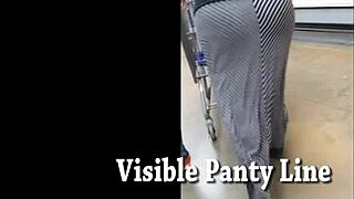 Voyeuristic pleasure of watching denim-clad asses