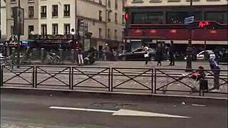 Second Day In Paris, Flashing Panties With Big Black Cock