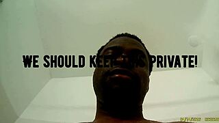 solo masturbation with big black cock until cum