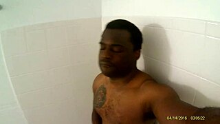 solo masturbation with big black cock until cum