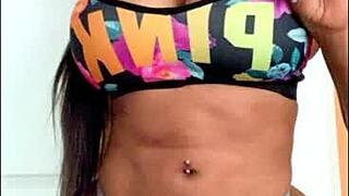 moriah mills shows off her big tits and ass in ripped clothes