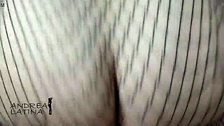 Horny mature bitch in lingerie pays rent with her big ass fucking 😏